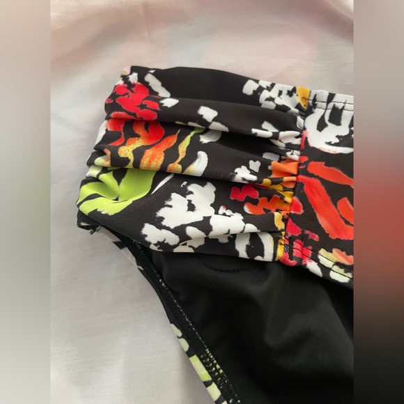 Sz S Ocean Blues Colorful Abstract Women's Bikini Bottom - Picture 6 of 8